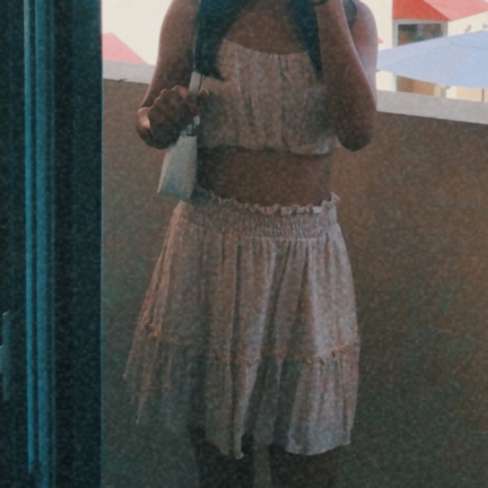 2 piece skirt outfit